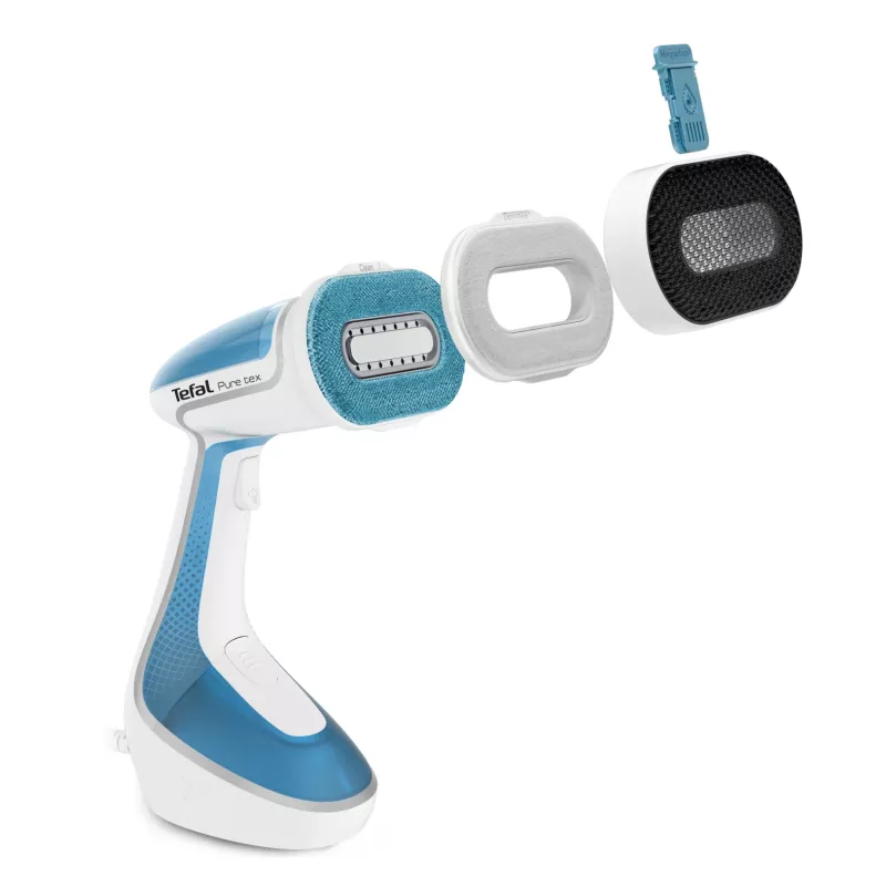 Rankinis drabužių garintuvas Tefal Pure Tex DT9530G0 1700W, 0,2 L vandens talpa, keraminė plokštė, 30 g/min nuolatinis garas, 90 g/min stiprinimas