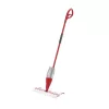 Mopas VILEDA Spray Max Microfibre Dry & Wet – plastikinė galvutė, 0,6 l vandens bakelis, antibakterinis, baltas/raudonas