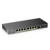 Zyxel GS1100-10HP v2 nevaldomas Gigabit Ethernet (10/100/1000) maitinimas per Ethernet (PoE) juodas
