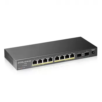 Zyxel GS1100-10HP v2 nevaldomas Gigabit Ethernet (10/100/1000) maitinimas per Ethernet (PoE) juodas