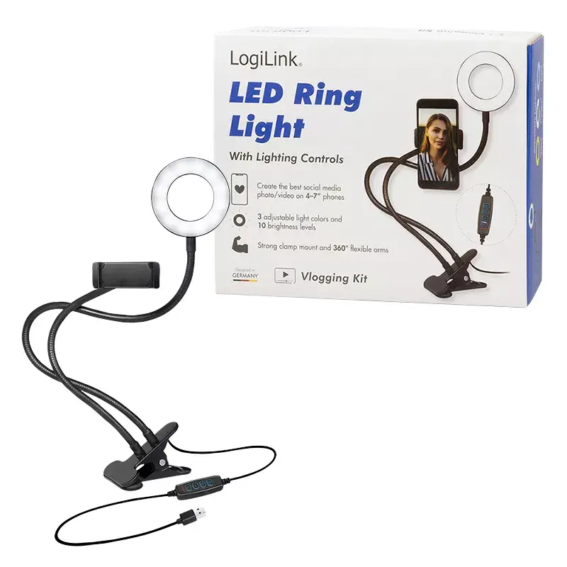 Apšvietimo žiedas LogiLink AA0150 24 LED