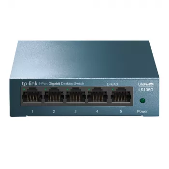 TP-Link LS105G 5 prievadų 10/100/1000Mbps darbalaukio tinklo jungiklis