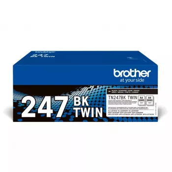Toneris Brother TN247BK DVYNIS - 3000 puslapių - Juoda