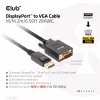 DisplayPort į VGA laidas M/M CLUB3D CAC-1012 2m