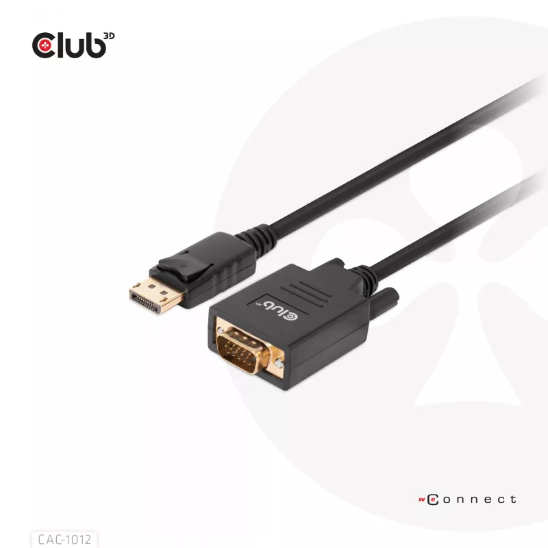DisplayPort į VGA laidas M/M CLUB3D CAC-1012 2m