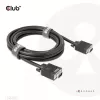 VGA kabelis abipusis M/M 3m 28AWG CLUB3D CAC-1703