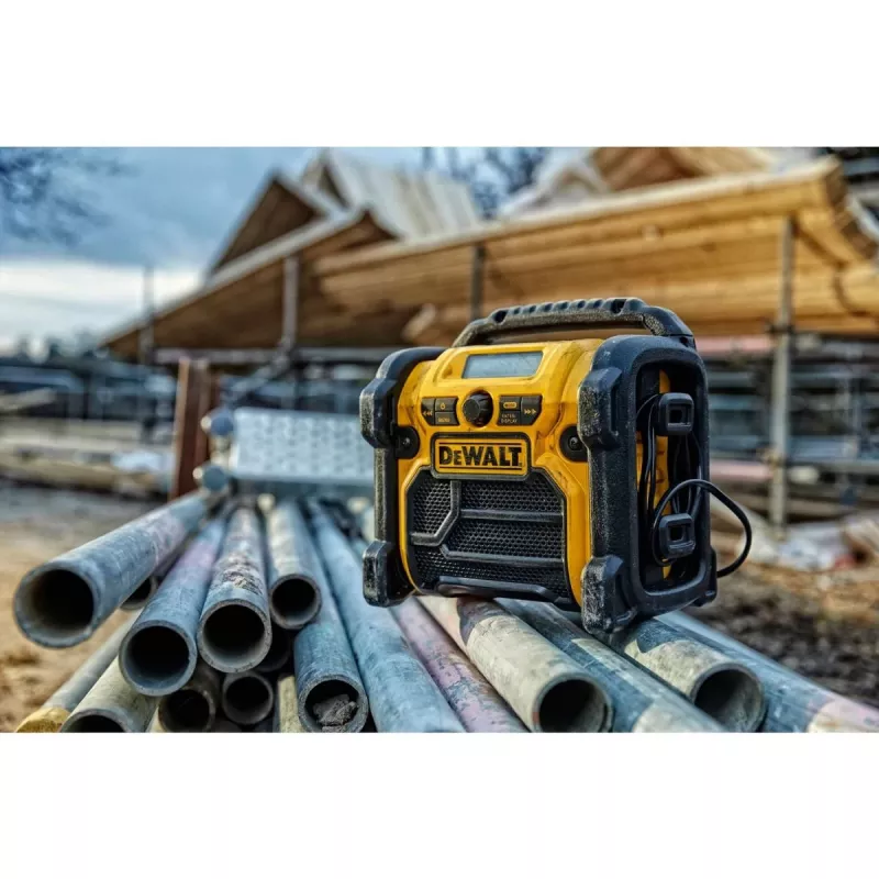 DEWALT belaidis radijas DAB+/FM kompaktiškas, tik įrankis