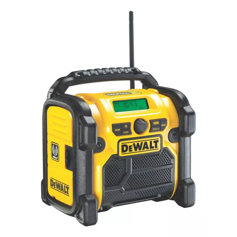 DEWALT belaidis radijas DAB+/FM kompaktiškas, tik įrankis