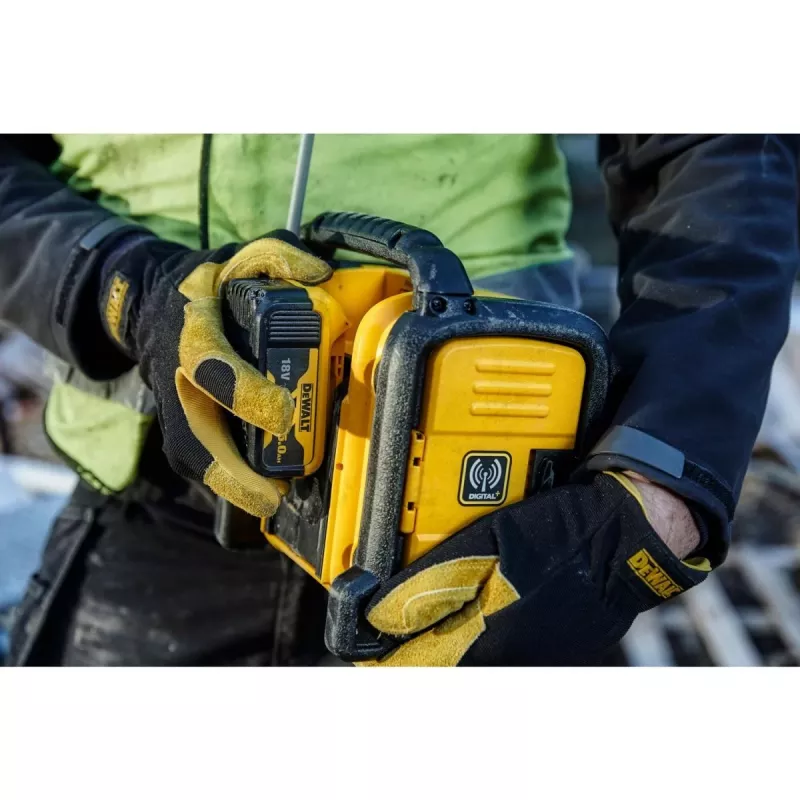 DEWALT belaidis radijas DAB+/FM kompaktiškas, tik įrankis