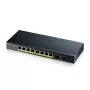 Zyxel GS1900-10HP Valdomas L2 Gigabit Ethernet (10/100/1000) PoE jungiklis juodas