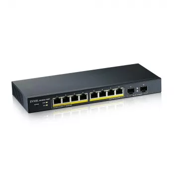 Zyxel GS1900-10HP Valdomas L2 Gigabit Ethernet (10/100/1000) PoE jungiklis juodas