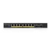 Zyxel GS1900-10HP Valdomas L2 Gigabit Ethernet (10/100/1000) PoE jungiklis juodas