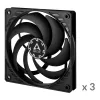 ARCTIC P12 Slim PWM PST – 120 mm spaudimo optimizuotas ventiliatorius su PWM ir integruotu Y kabeliu