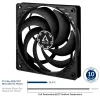 ARCTIC P12 Slim PWM PST – 120 mm spaudimo optimizuotas ventiliatorius su PWM ir integruotu Y kabeliu