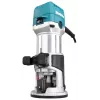 Routeris Makita RT0702CX2J — 710 W, 10 000–34 000 sūkių/min, 8 mm įvorė, 0–40 mm gylis, 1,8 kg