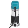 Routeris Makita RT0702CX2J — 710 W, 10 000–34 000 sūkių/min, 8 mm įvorė, 0–40 mm gylis, 1,8 kg