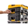 Įrankių dėžė DeWalt DWST82968-1, polikarbonatas, 7,8 l, užrakinama, atspari vandeniui, juoda