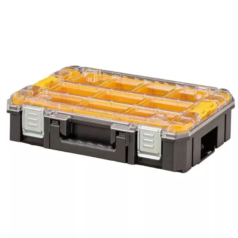 Įrankių dėžė DeWalt DWST82968-1, polikarbonatas, 7,8 l, užrakinama, atspari vandeniui, juoda