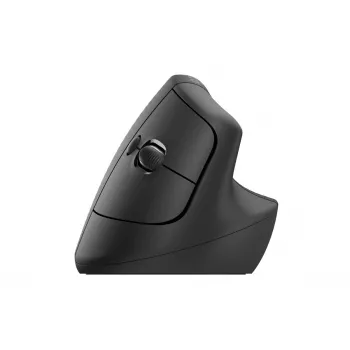 LOGITECH Lift Vertikali ergonominė pelė – dešinei rankai – belaidė – grafito juoda