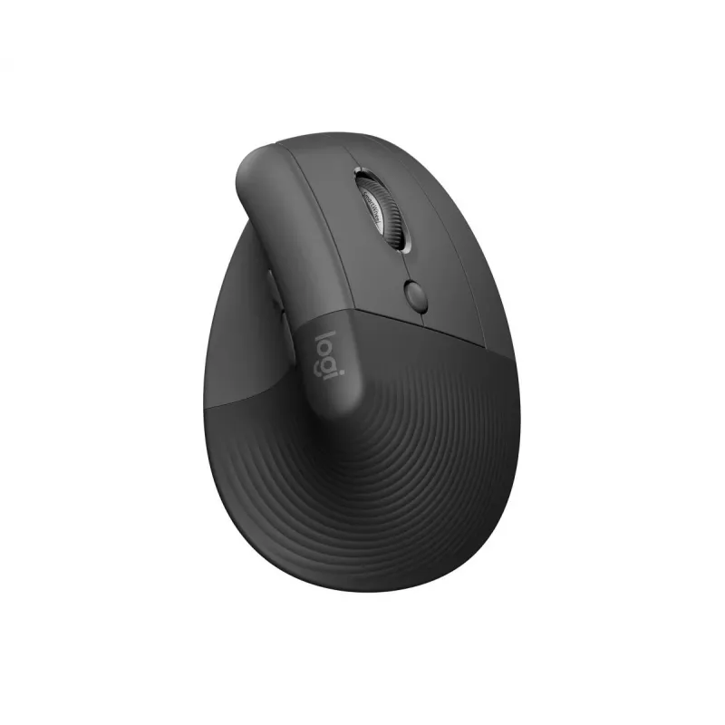 LOGITECH Lift Vertikali ergonominė pelė – dešinei rankai – belaidė – grafito juoda