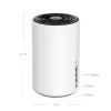 TP‑LINK AXE5400 „Mesh“ Wi‑Fi 6E maršrutizatorius – Tri‑Band 2,4/5/6 GHz, aprėptis iki 670 m², 3× LAN, 4 vidinės antenos