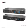 KVM Jungiklis CLUB3D CSV-1382 Dvigubas HDMI 4K 60Hz USB