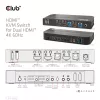 KVM Jungiklis CLUB3D CSV-1382 Dvigubas HDMI 4K 60Hz USB