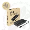 CLUB3D 7-in-1 USB-C stotelė su 2x HDMI, 2x USB-A, RJ45, 3.5mm garsu ir 100W PD įkrovimu