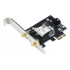 ASUS PCE-AX1800 BT5.2 vidinė belaidžio tinklo / Bluetooth plokštė, 1775 Mbit/s