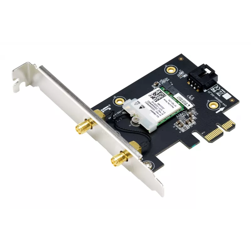 ASUS PCE-AX1800 BT5.2 vidinė belaidžio tinklo / Bluetooth plokštė, 1775 Mbit/s