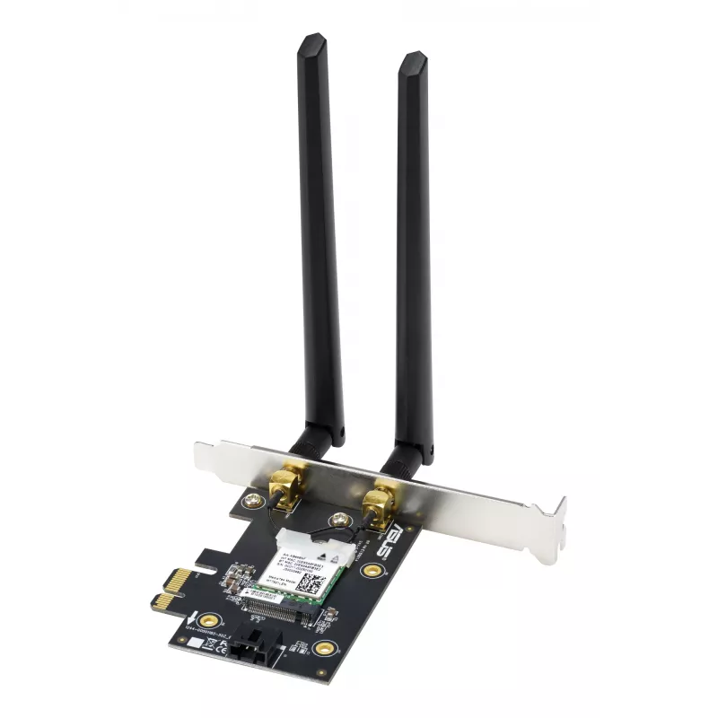 ASUS PCE-AX1800 BT5.2 vidinė belaidžio tinklo / Bluetooth plokštė, 1775 Mbit/s