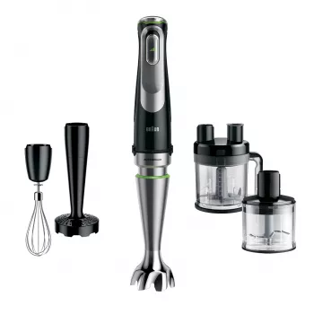 Braun MultiQuick 9 MQ 9195XLI panardintuvas 2 L, 1200 W, juodas, nerūdijantis plienas