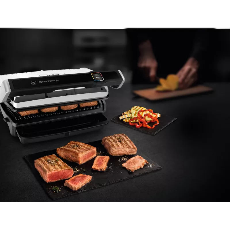 Kontaktinė grilio keptuvė Tefal OptiGrill Elite XL GC760D Nerūdijantis plienas 2200W
