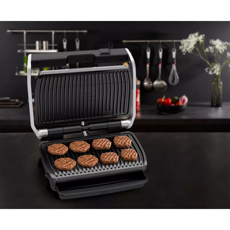 Kontaktinė grilio keptuvė Tefal OptiGrill Elite XL GC760D Nerūdijantis plienas 2200W