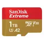 WESTERN DIGITAL Extreme Micro SDXC 1TB + SD adapteris 190MB/s 130MB/s A2 C10 V30 UHS-I U3