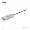 CLUB3D 4 prievadų USB-A šakotuvas USB-C – 10 Gbps greitas duomenų perdavimas