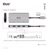 CLUB3D 4 prievadų USB-A šakotuvas USB-C – 10 Gbps greitas duomenų perdavimas