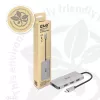 CLUB3D 4 prievadų USB-A šakotuvas USB-C – 10 Gbps greitas duomenų perdavimas