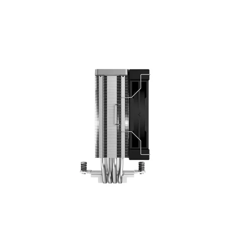 DEEPCOOL AK400 CPU aušintuvas, bokštinis su šilumos vamzdeliais, 12 cm, juodas