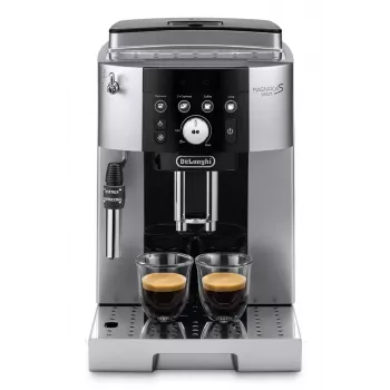 Espreso aparatas De’Longhi Magnifica S Smart ECAM 250.23.SB — 1,8 L vandens talpa, 250 g pupelių talpa, 15 barų, įmontuotas malūnėlis