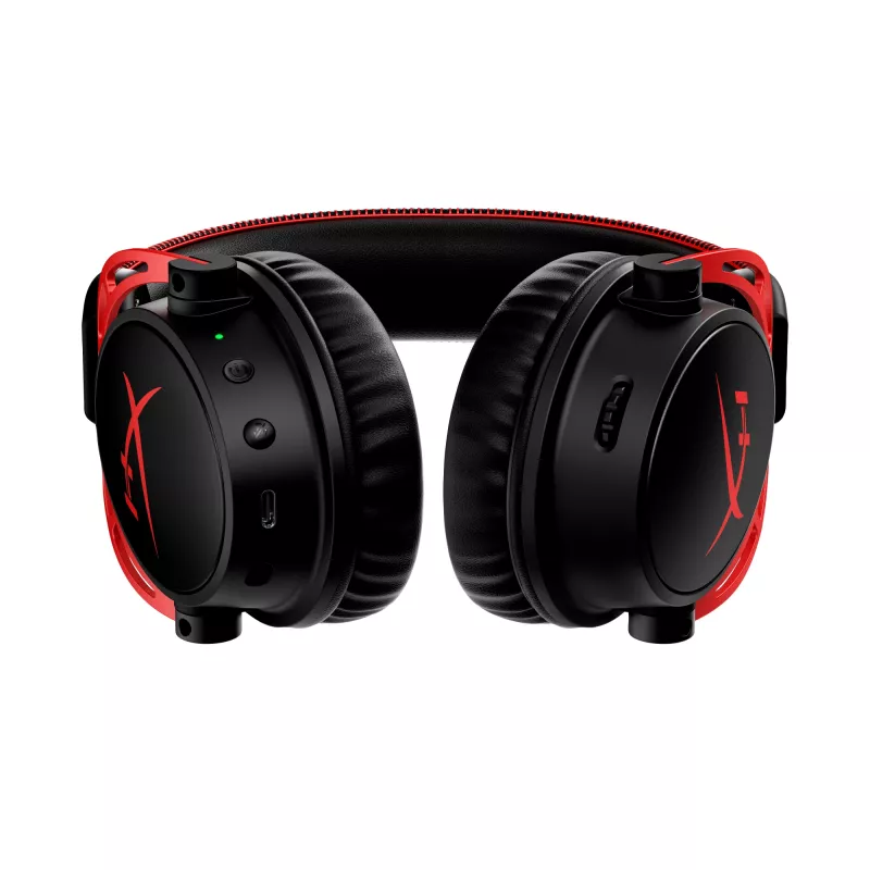 HyperX Cloud Alpha – belaidės žaidimų ausinės (juodos-raudonos)