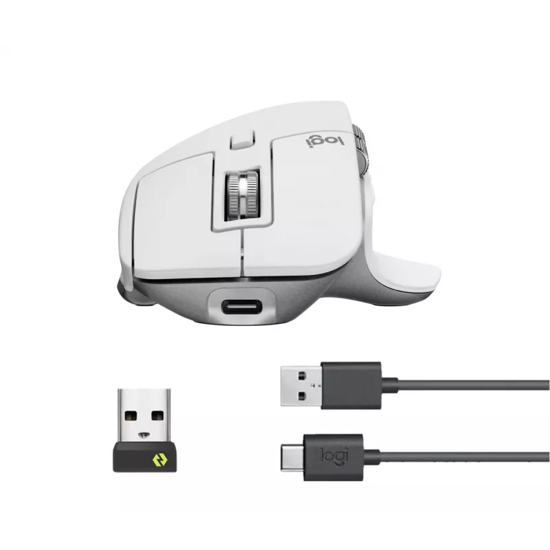 Pelė Logitech MX Master 3S Bluetooth šviesiai pilka