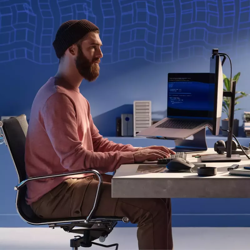 LOGITECH MX Mechanical Mini belaidė apšviesta klaviatūra (minimalistinė, grafitinė, tyli taktilinė, QWERTY US/Int'l)