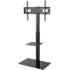 TV stovas Goobay 58526 Juodas Plienas 1 lentyna 650x400x1458 mm