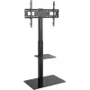 TV stovas Goobay 58526 Juodas Plienas 1 lentyna 650x400x1458 mm