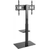 TV stovas Goobay 58526 Juodas Plienas 1 lentyna 650x400x1458 mm
