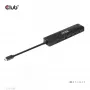 CLUB3D USB Gen1 Type-C 6-in-1 Hub su HDMI 8K30Hz, 2xUSB Type-A, RJ45 ir 2xUSB Type-C, duomenys ir PD įkrovimas 100 W