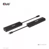 CLUB3D USB Gen1 Type-C 6-in-1 Hub su HDMI 8K30Hz, 2xUSB Type-A, RJ45 ir 2xUSB Type-C, duomenys ir PD įkrovimas 100 W