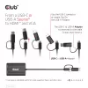 CLUB3D USB Gen1 Type-C/-A į Dual HDMI (4K/30Hz) / VGA (1080/60Hz) adapteris