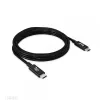 CLUB3D USB4 Gen2x2 Type-C abipusis laidas 4K60Hz, duomenys 20Gbps, PD 240W(48V/5A) EPR M/M 2m